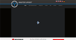 Desktop Screenshot of mastersport.cz